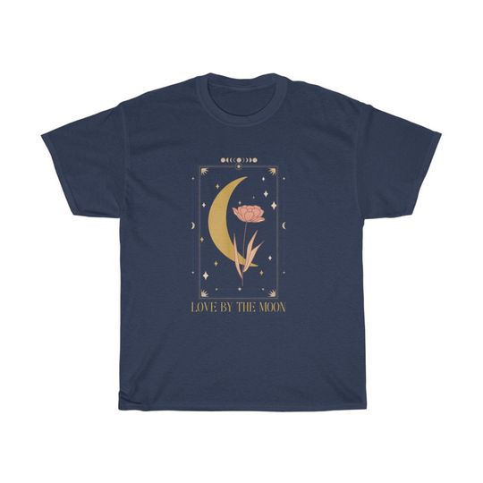 Discover Unissexo T-Shirt Camiseta Manga Curta Para Homem Mulher Criança Lua e Estrelas