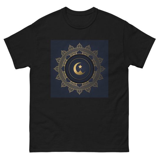 Discover T-Shirt Para Homem Mulher Criança Lua e Estrelas