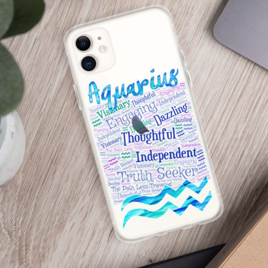 Discover Aquarius Capa para Iphone Constelação Aquario