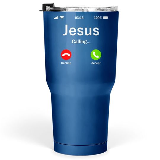 Discover Jesus Is Calling - Christian Tumbler 30 Oz