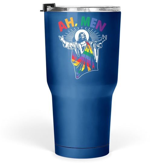 Discover Ah Gay Jesus Christian Tumbler 30 Oz