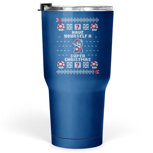 Discover Christmas Mario Tumbler 30 Oz