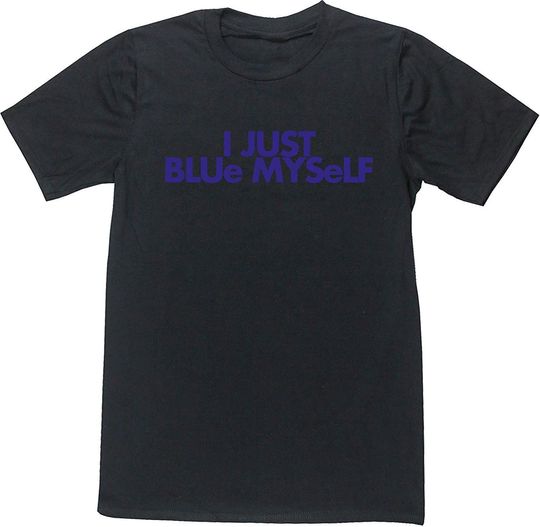 Discover Camisete de Homem I Just Blue Myself