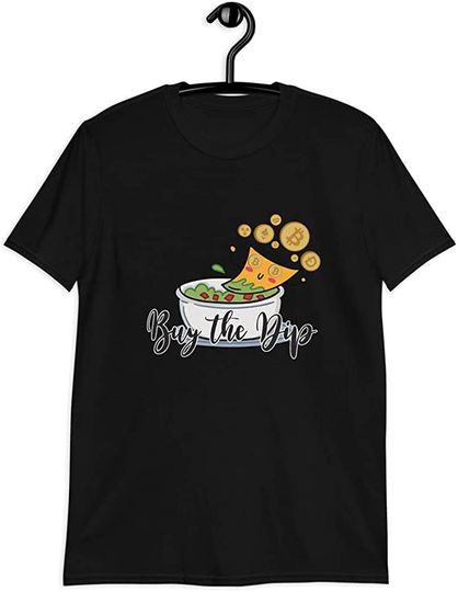 Discover T-shirt Unissexo com Bitcoin Buy The Dip