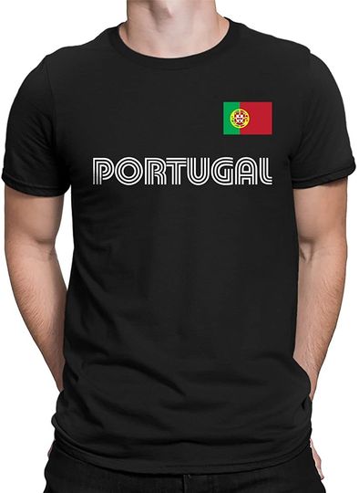 Discover T-shirt para Homem Portugal com Bandeira