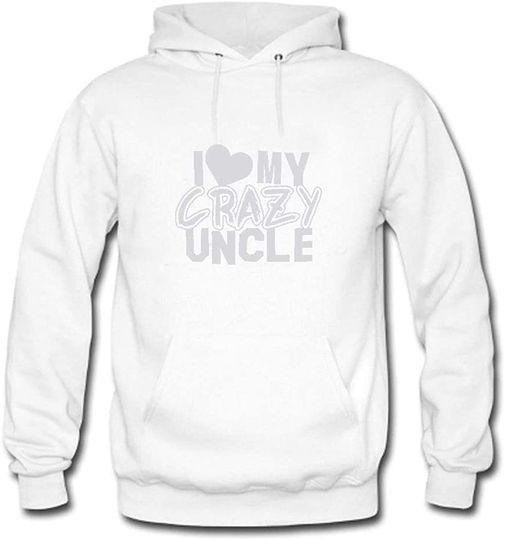 Discover Hoodie Unissexo I Love My Crazy Uncle
