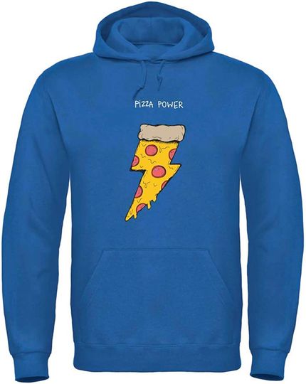 Pizza Power | Hoodie Sweatshirt com Capuz para Homem e Mulher