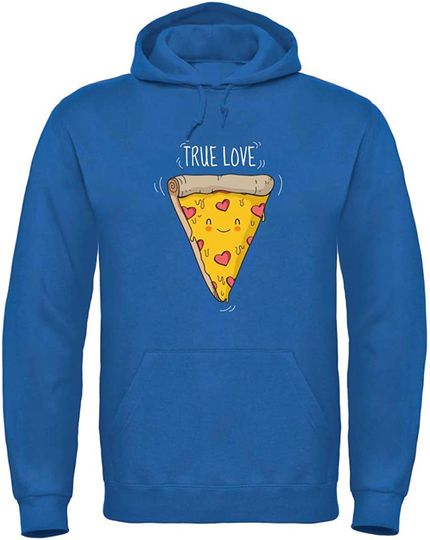Hoodie Sweatshirt com Capuz Presente Ideal para Os Amantes de Pizza