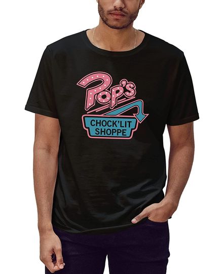 Discover T-shirt para Homem Riverdale Pops Chock'lit Shoppe Logo