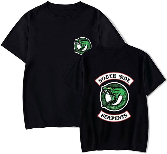 T-shirt Unissexo de Impressão Frente e Verso Riverdale South Side
