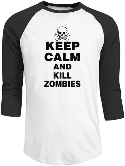 Discover Camiseta Manga 3/4 Raglan Keep Calm And Kill Zombies