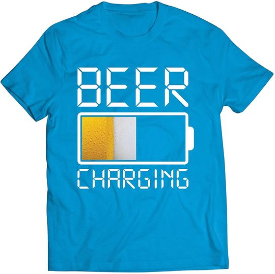 Discover T-shirt para Homem e Mulher Beer Charging