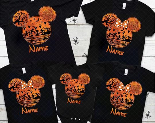 Discover Mickey Minnie Halloween Matching shirts, Disney Halloween Family shirt