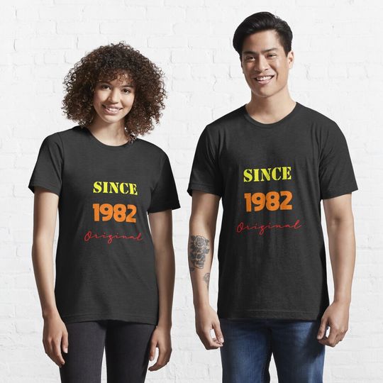 Discover T-shirt Since 1982 Original para Homem e Mulher