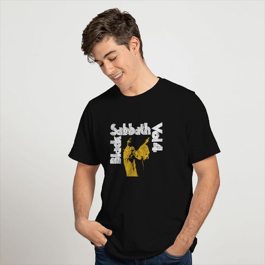 Discover Black Sabbath Vol 4 T-Shirt Heavyweight T-shirt Men's - Black, Size S