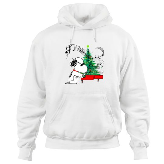 Discover Snoopy Dog Music Christmas Hoodies