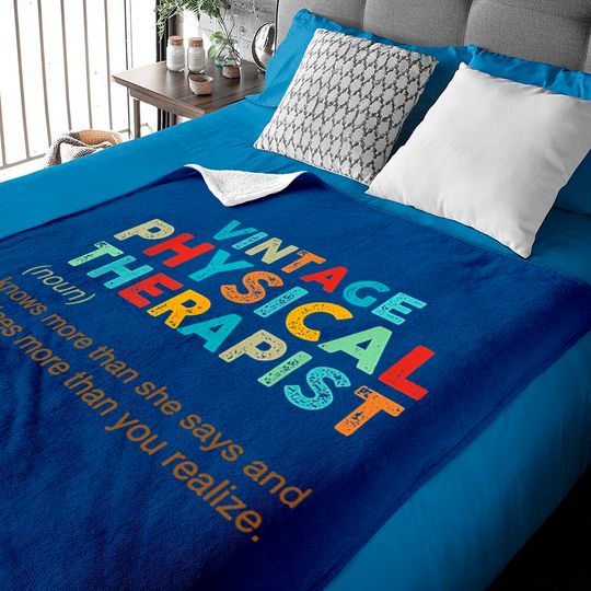 Discover Vintage Physical Therapist Baby Blanket