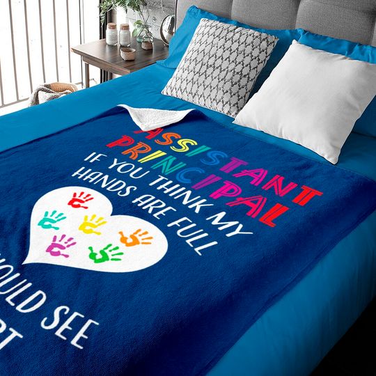 Discover Assistant Principal Cute Teacher Appreciation Baby Blanket