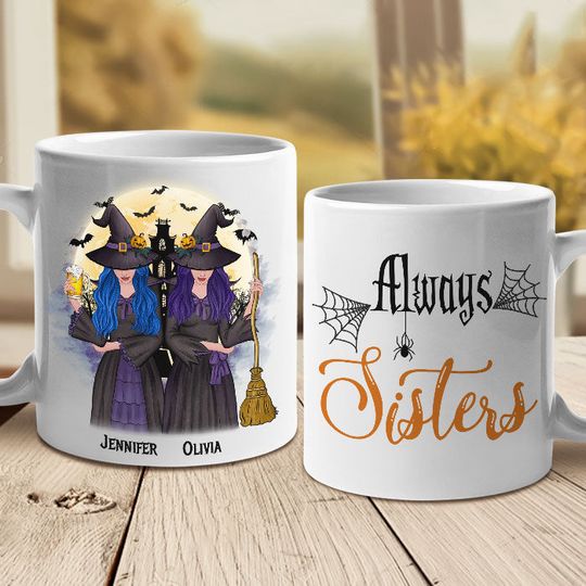 Discover We Will Always Be Sisters - Personalized Mug