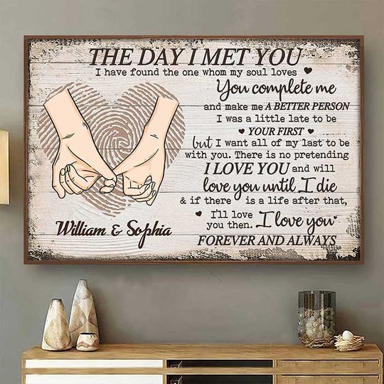 Discover Love You Forever And Always - Gift For Couples, Husband Wife, Personalized Horizontal Poster
