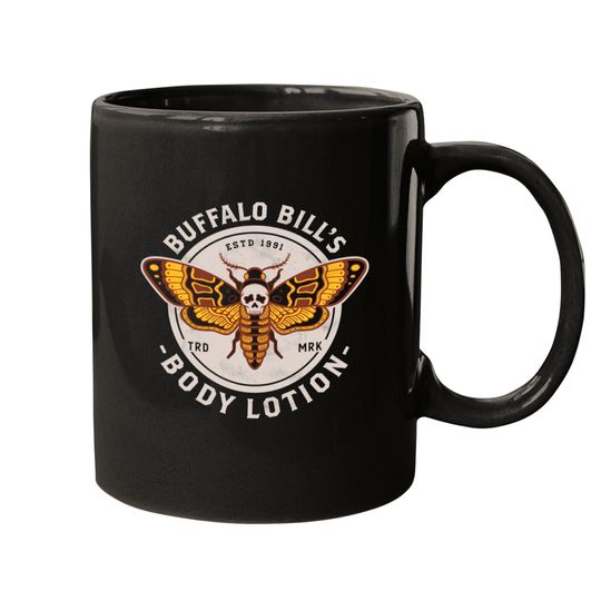 Discover Buffalo Bill's Body Lotion - Vintage Distressed Horror - Silence Of The Lambs - Mugs