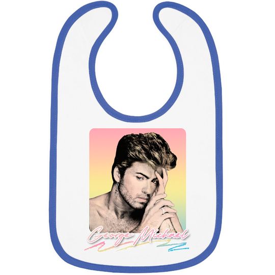 Discover George Michael // Faded Vintage Look // Original Design - George Michael - Bibs