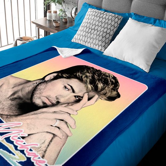 Discover George Michael // Faded Vintage Look // Original Design - George Michael - Baby Blankets