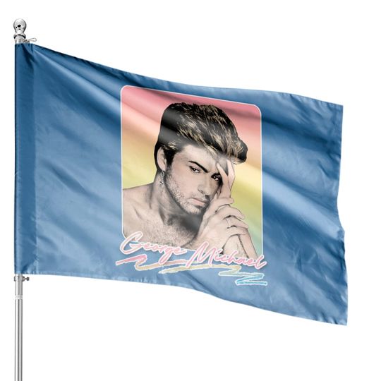 Discover George Michael // Faded Vintage Look // Original Design - George Michael - House Flags