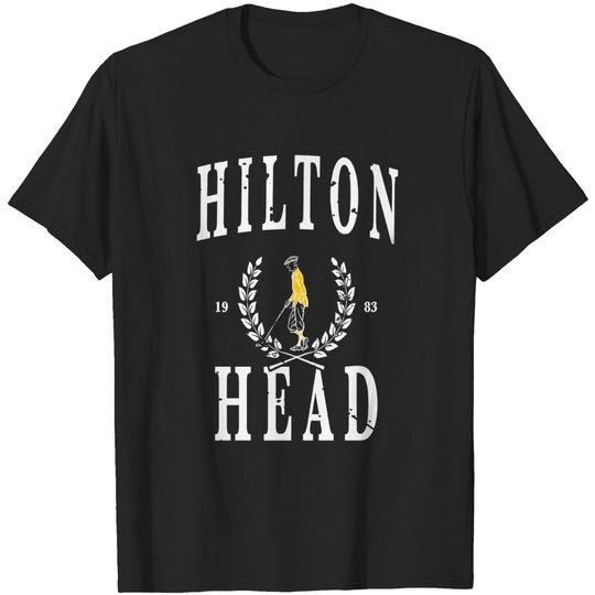 Discover Hilton Head Vintage Style T-Shirt - Golf Crewneck