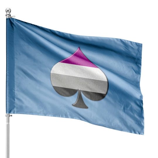 Discover Asexual Pride Ace Symbol House Flags