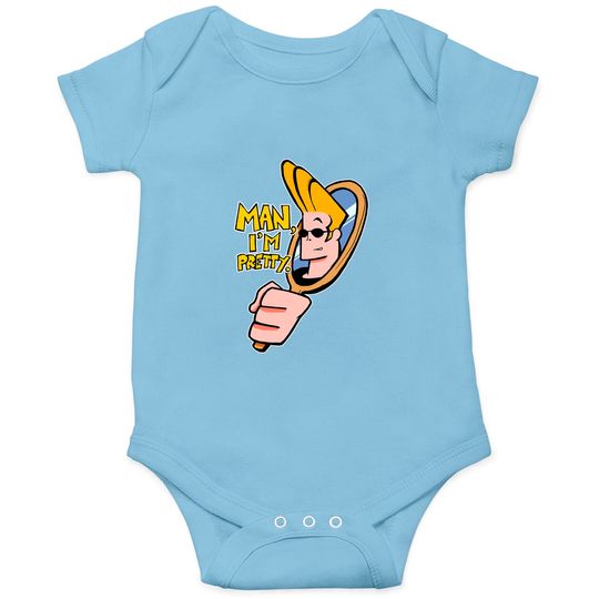 Discover Johnny Bravo™ "Man, I'm Pretty." Quote Essential Onesies