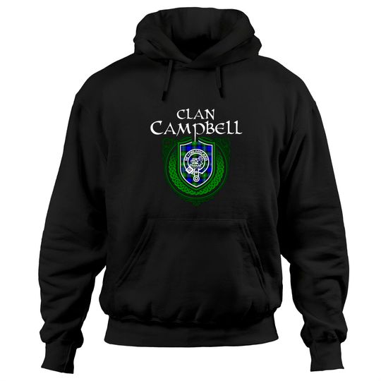 Discover Campbell Surname Scottish Clan Tartan Crest Badge Hoodies