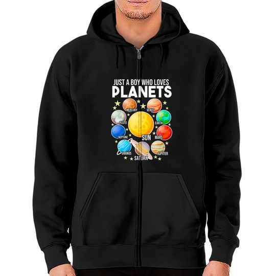 Discover solar system for kids | planet Zip Hoodies