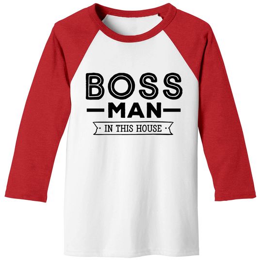 Discover Boss Man Baseball Tees