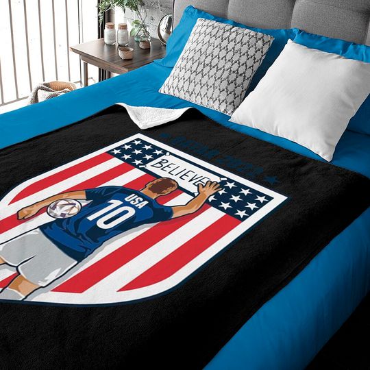 Discover USA world cup 2022 Baby Blankets,USMNT Believe Ted Lasso Qatar 2022 USA Soccer Baby Blankets