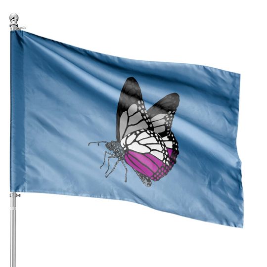 Discover Asexual Butterfly - Asexual Pride - House Flags