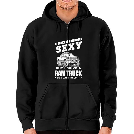 Discover Drive Ram Truck Shirt Zip Hoodies
