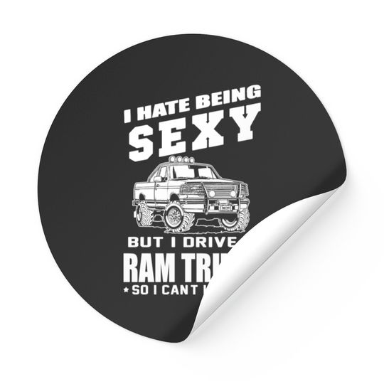 Discover Drive Ram Truck Sticker Stickers