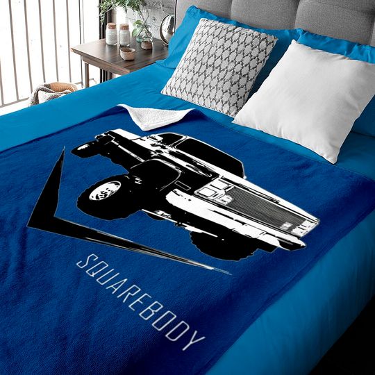 Discover Squarebody Classic Square Body Truck Baby Blankets