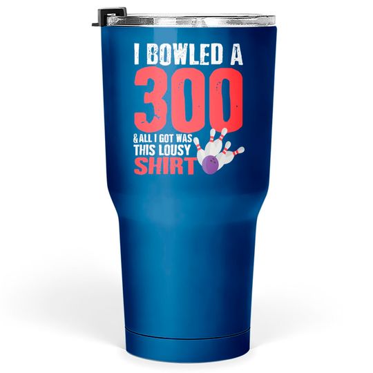 Discover Bowling Player Team 300 Perfect Game Strike Tumblers 30 oz