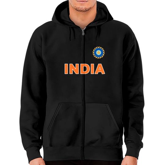 Discover Team India Cricket Fan Zip Hoodies