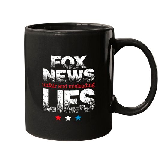 Discover Fox News Lies - Fox News - Mugs