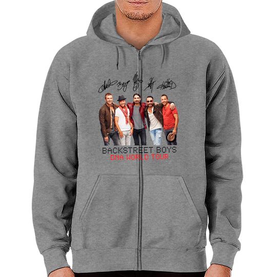 Discover Backstreet Boy DNA World Tour BSB Band Zip Hoodies