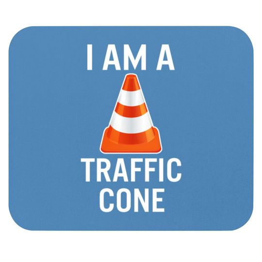 Discover I Am A Traffic Cone Costume Easy Simple Halloween Mouse Pads