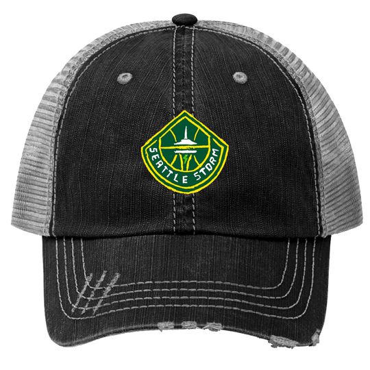 Discover Seattle Stoooorm - Seattle Storm - Print Trucker Hat