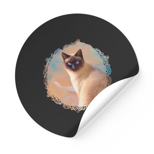 Discover Seal Point Siamese Cat - Siamese Cat - Stickers