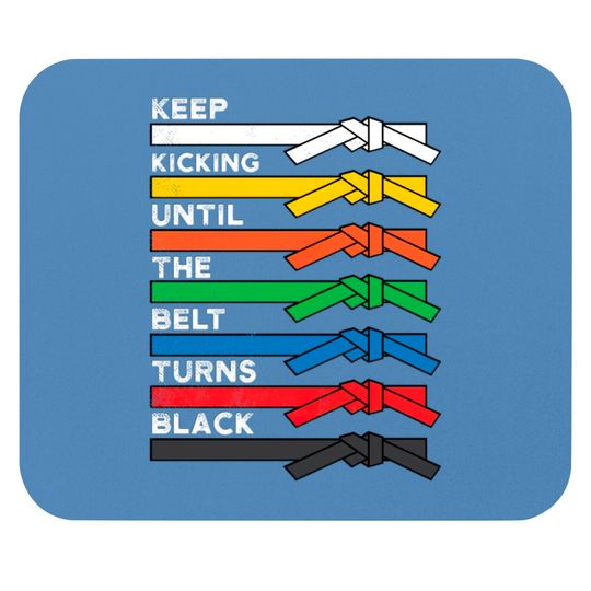 Discover Cool Taekwondo Belt Rank Mouse Pad - Martial Arts Gift Mouse Pads