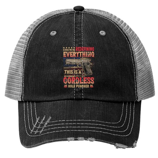 Discover This Is A Cordless Hole Puncher We re Redefining Trucker Hats