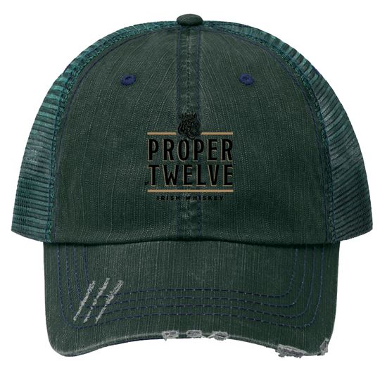 Discover Proper Twelve Irish Whiskey logo Trucker Hats