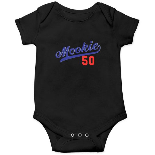 Discover Mookie Betts 50 Los Angeles Baseball Jersey - Mookie Betts - Onesies